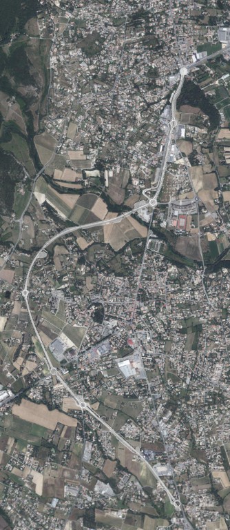 Carte de la déviation proposée Image de la déviation